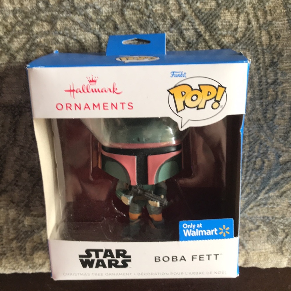 Funko POP Boba Fett Star Wars Hallmark Ornaments Walmart Exclusive 2022 - Picture 2 of 10